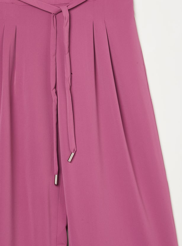 PEPPERMINT Girls Solid Culottes Trousers