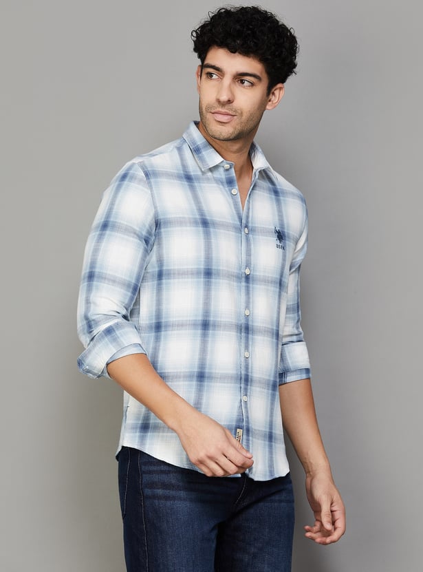 US POLO ASSN Checked Regular Fit Shirt
