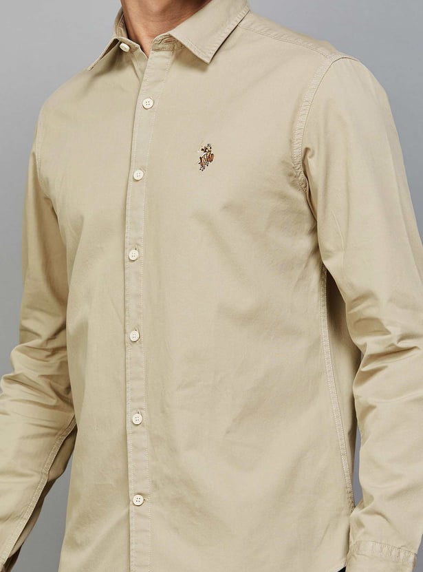 US POLO ASSN Solid Regular Fit Shirt