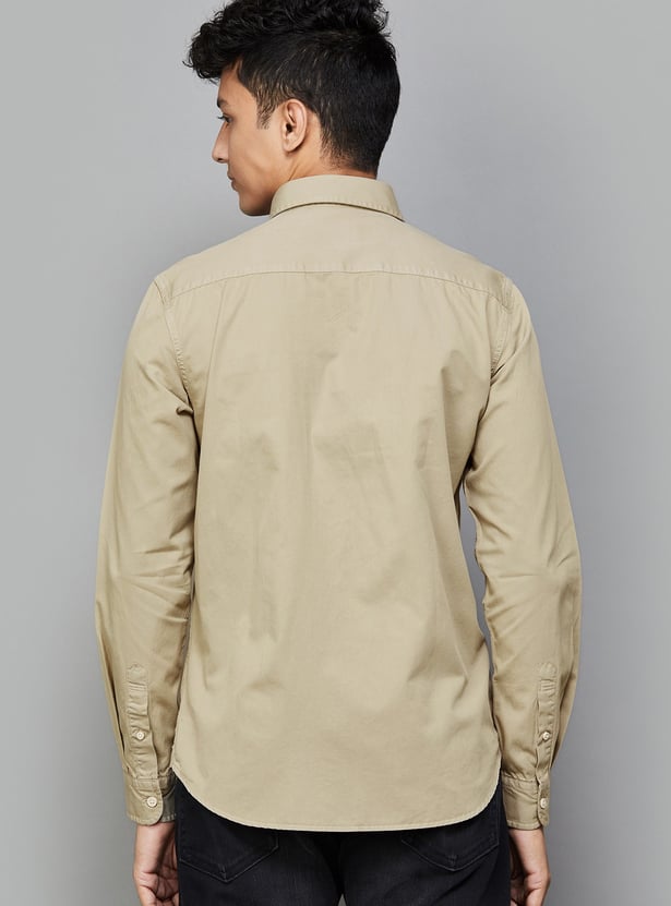 US POLO ASSN Solid Regular Fit Shirt