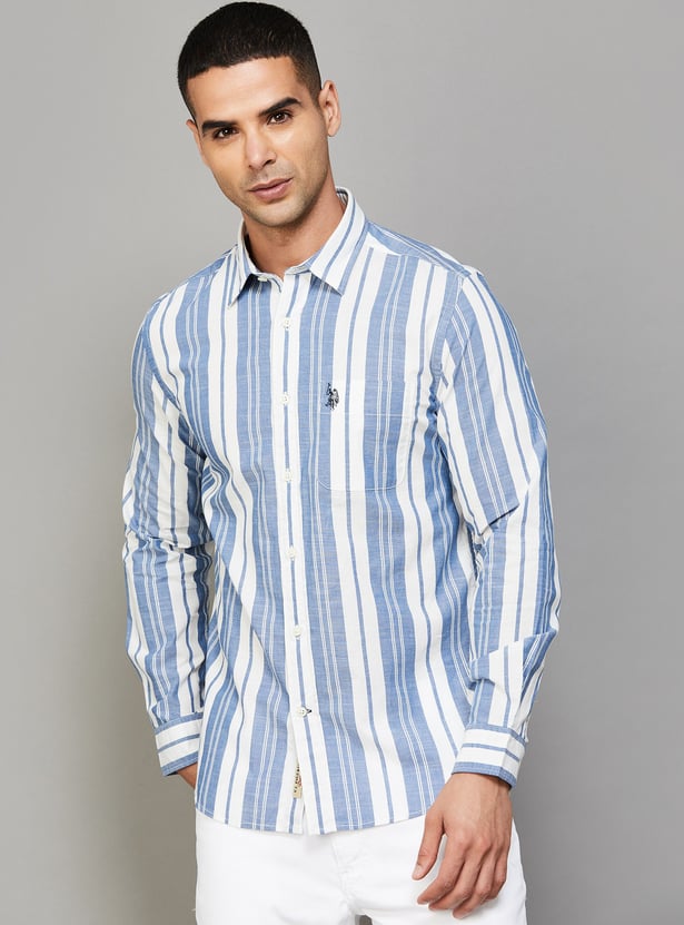 US POLO ASSN Striped Regular Fit Shirt