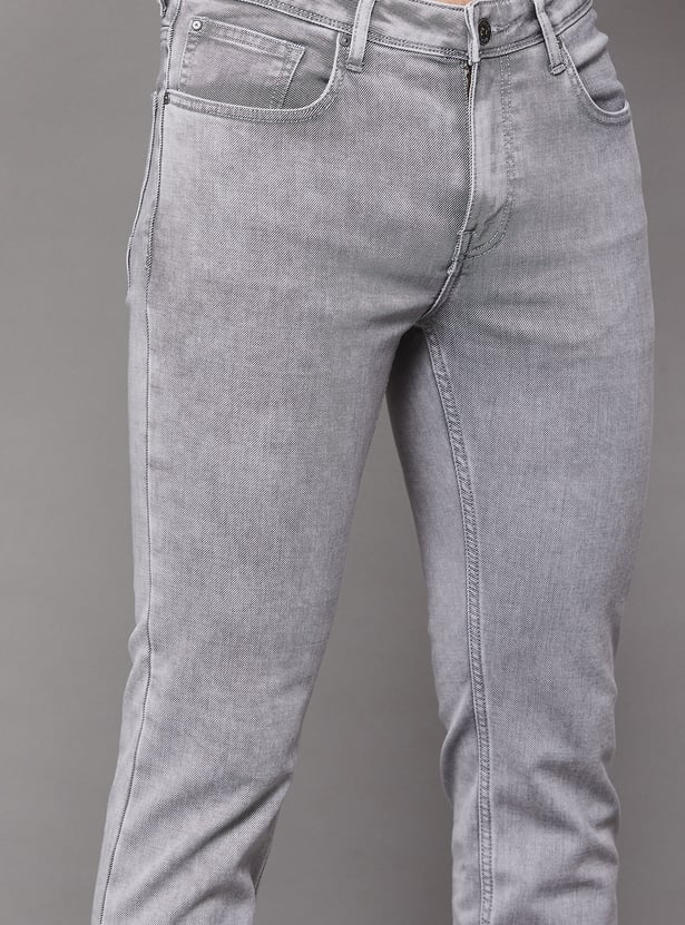 CELIO Washed Slim Tapered Jeans