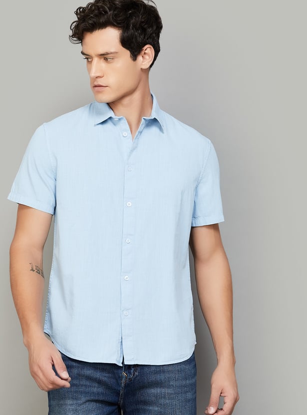 CELIO Solid Regular Fit Shirt