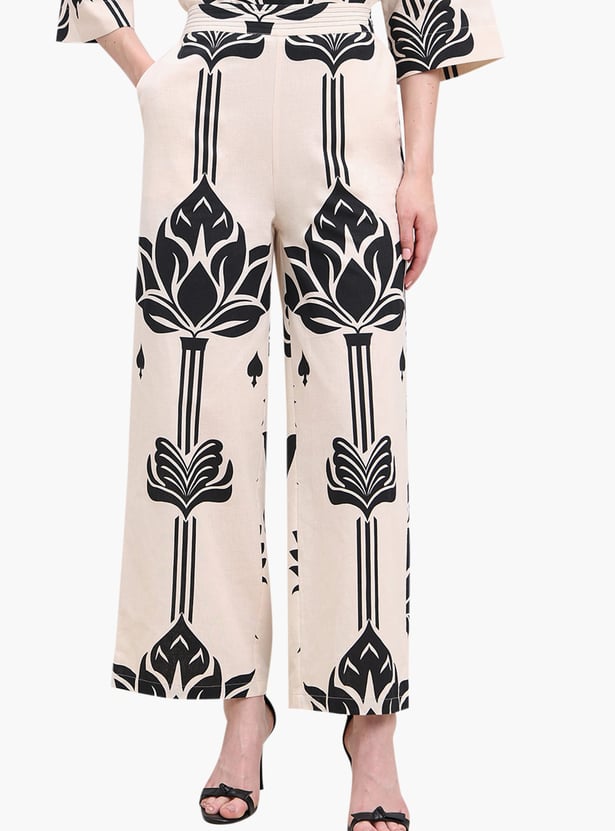 VERO MODA Printed Trousers