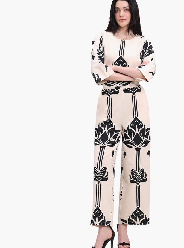 VERO MODA Printed Trousers