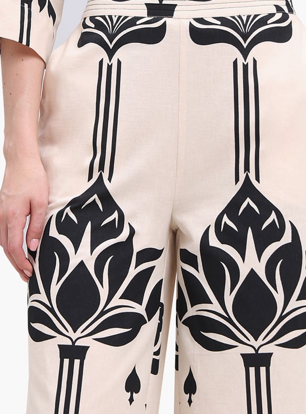 VERO MODA Printed Trousers