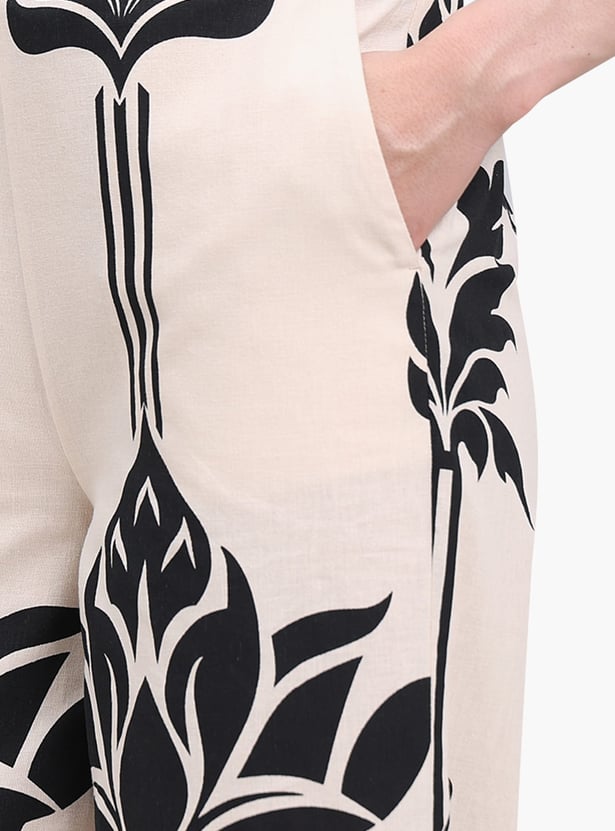 VERO MODA Printed Trousers