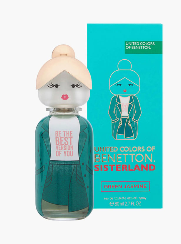 UNITED COLORS OF BENETTON Sisterland Green Jasmine Eau De Toilette - 80ml