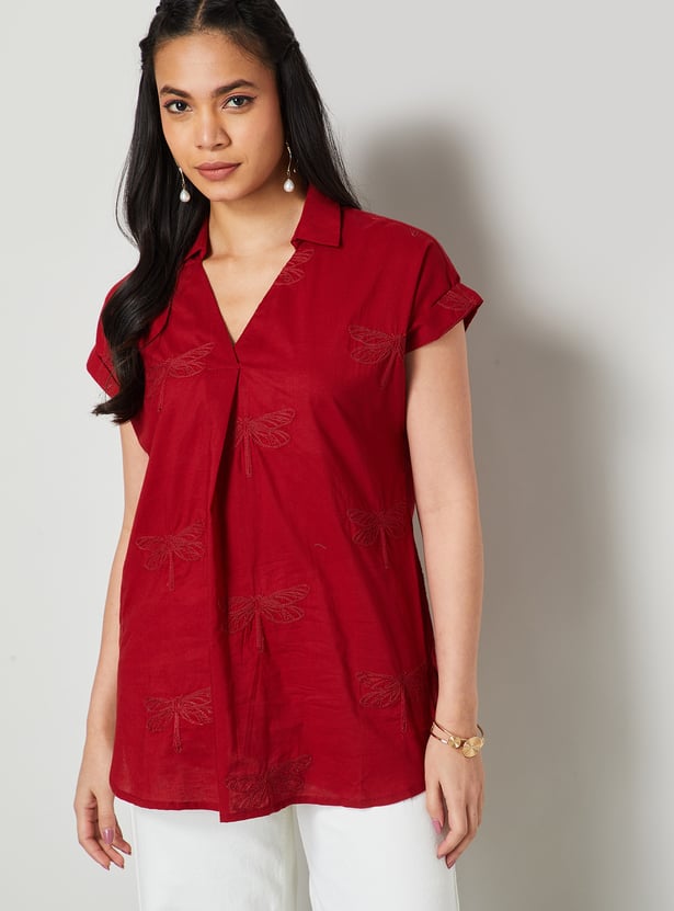 MELANGE Embroidered Tunic