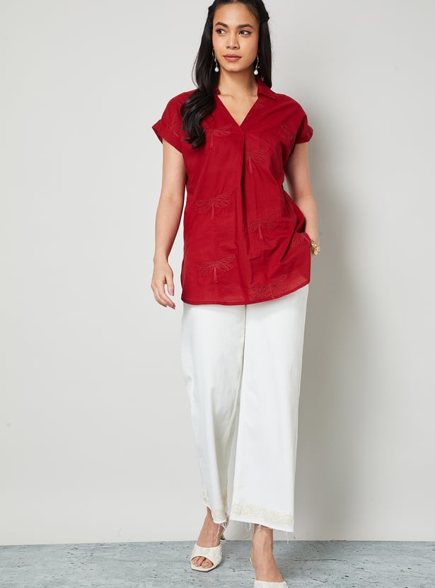 MELANGE Embroidered Tunic