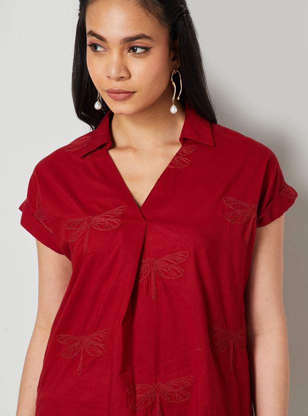 MELANGE Embroidered Tunic