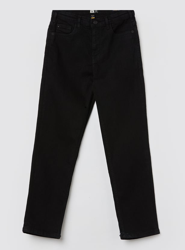 ALLEN SOLLY Boys Darkwash Regular Jeans