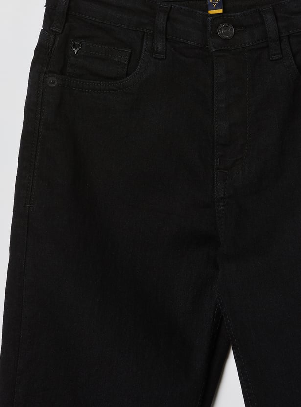 ALLEN SOLLY Boys Darkwash Regular Jeans