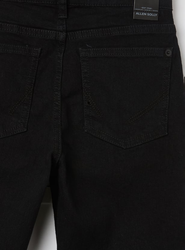 ALLEN SOLLY Boys Darkwash Regular Jeans