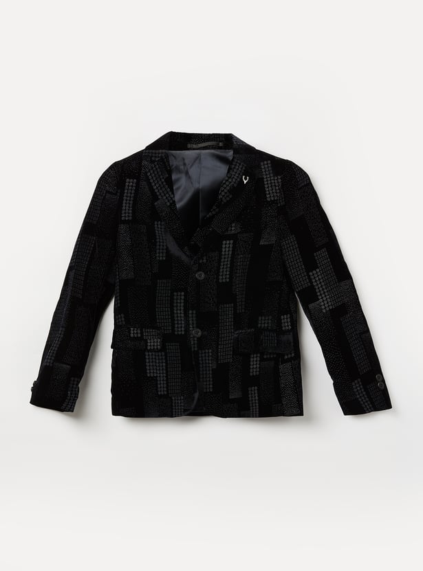 ALLEN SOLLY Boys Embellished Blazer