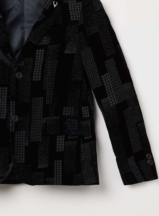 ALLEN SOLLY Boys Embellished Blazer