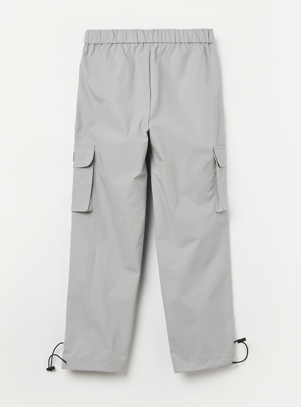 ALLEN SOLLY Boys Solid Cargos