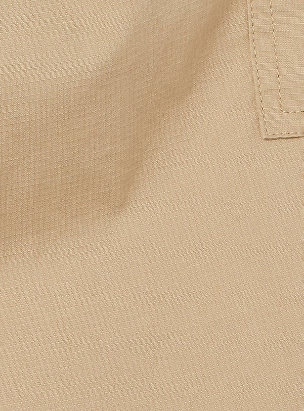 ALLEN SOLLY Boys Solid Cargo Joggers