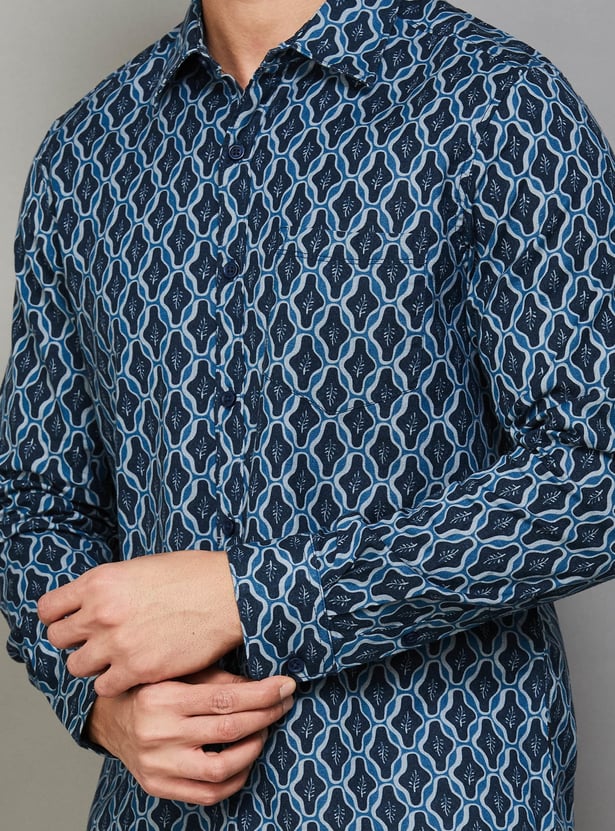 SPYKAR Printed Regular Fit Shirt