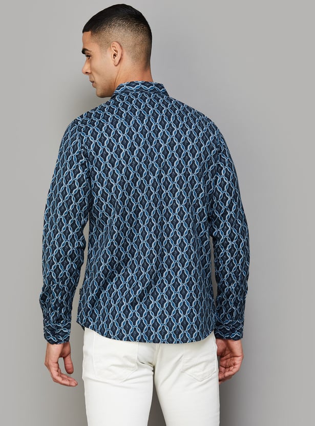 SPYKAR Printed Regular Fit Shirt