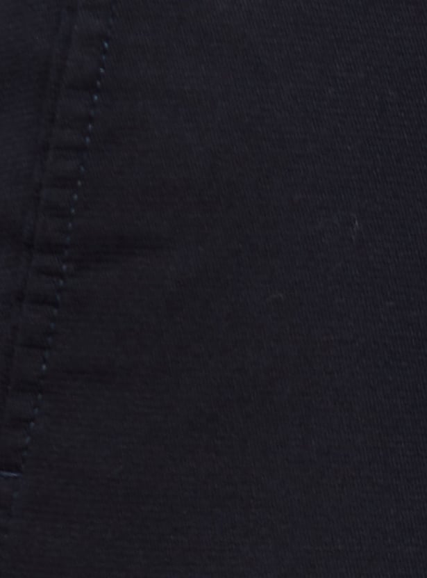 ARROW SPORT Solid Slim Straight Trousers