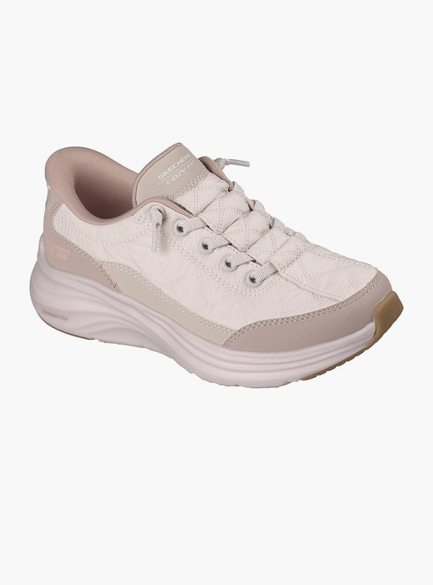 SKECHERS Girls Solid Lace-Up Sneakers