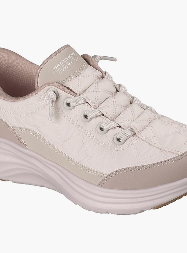 SKECHERS Girls Solid Lace-Up Sneakers