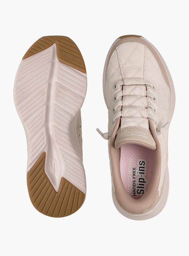 SKECHERS Girls Solid Lace-Up Sneakers