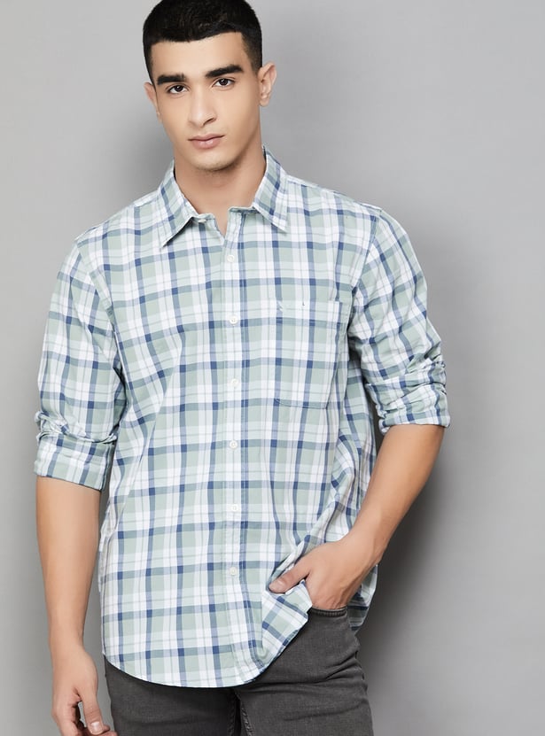 AMERICAN EAGLE Checked Regular Fit Shirt