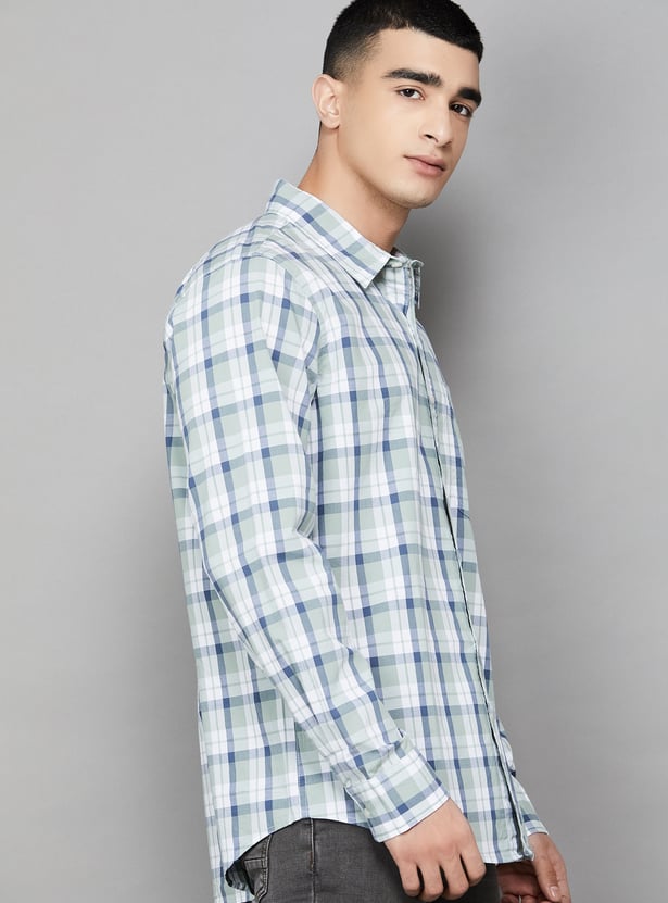 AMERICAN EAGLE Checked Regular Fit Shirt