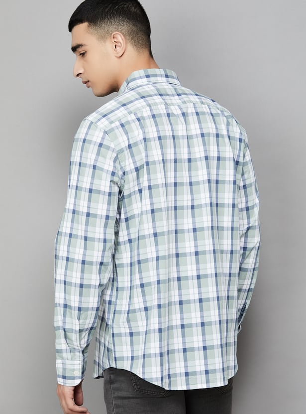 AMERICAN EAGLE Checked Regular Fit Shirt