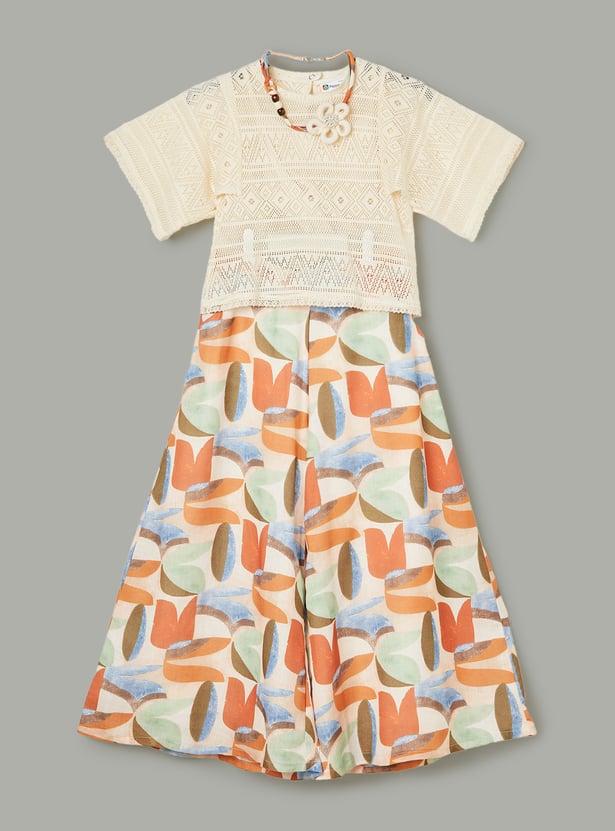 PEPPERMINT Woven Top with Pants Set