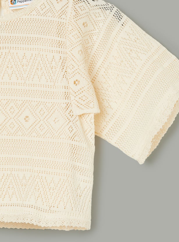 PEPPERMINT Woven Top with Pants Set