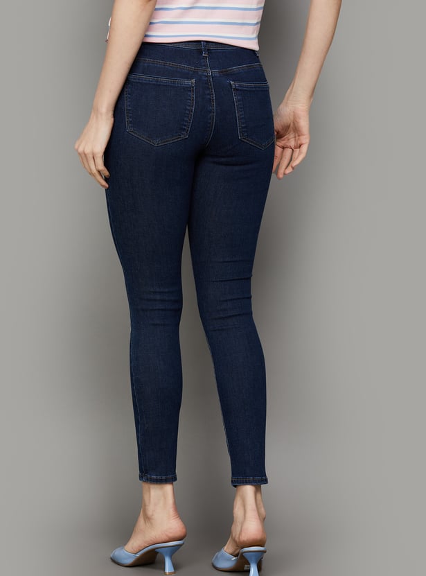 ONLY Solid Skinny Fit Jeans