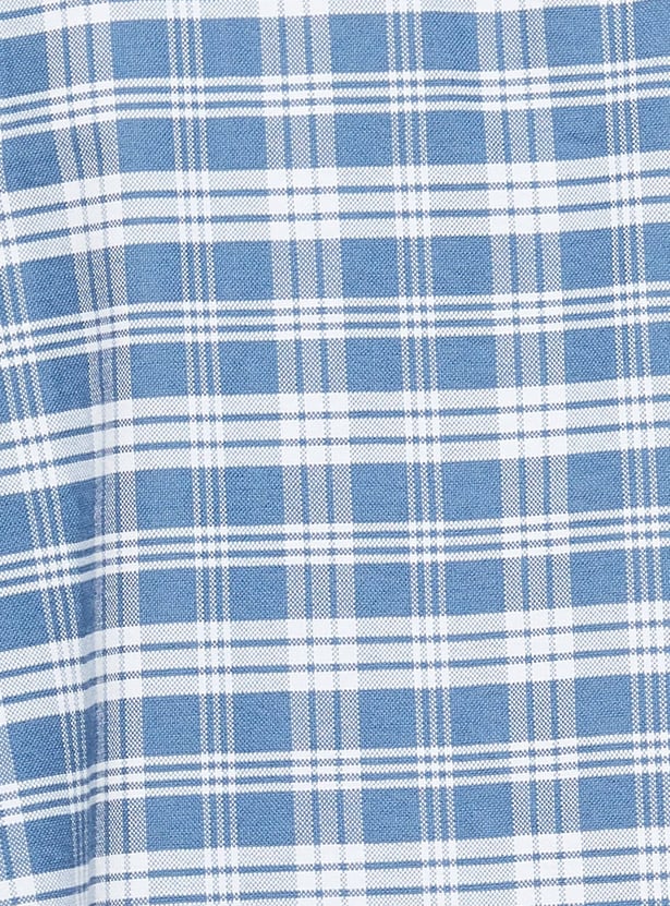 UNITED COLORS OF BENETTON Checked Regular Fit Shirt