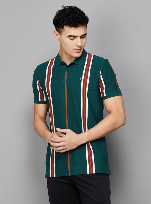 LP JEANS Striped Polo T-shirt