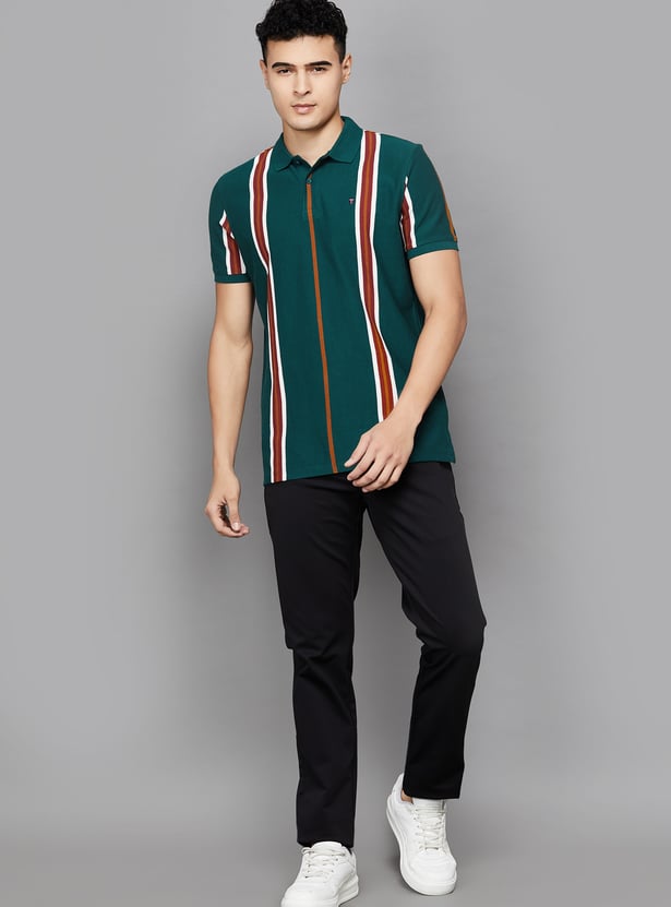 LP JEANS Striped Polo T-shirt