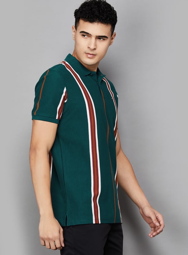 LP JEANS Striped Polo T-shirt