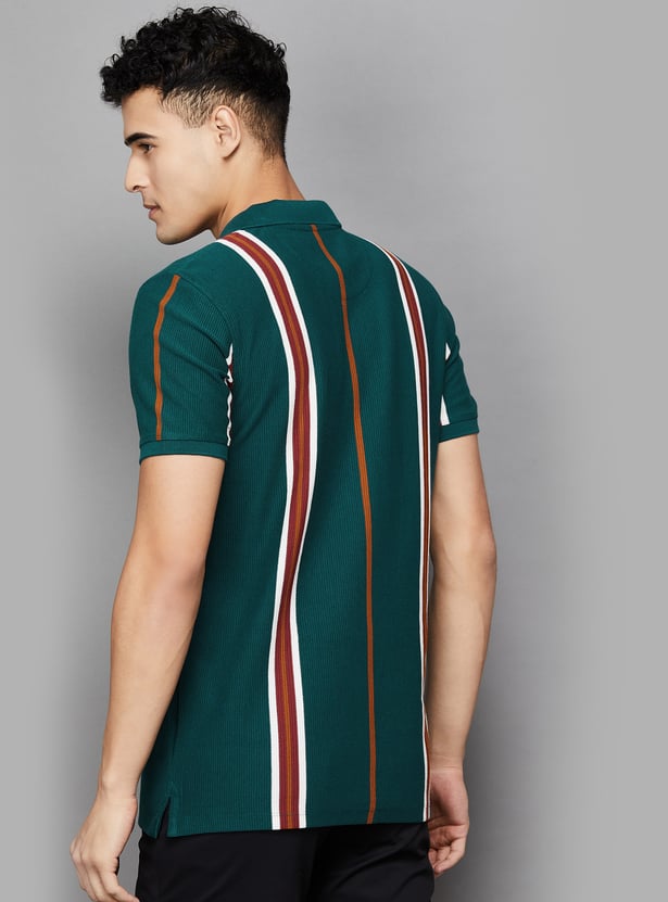 LP JEANS Striped Polo T-shirt