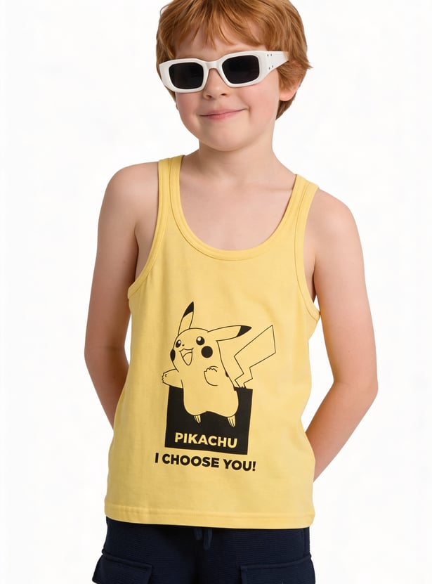 FAME FOREVER Boys Printed Vests - Pack of 2