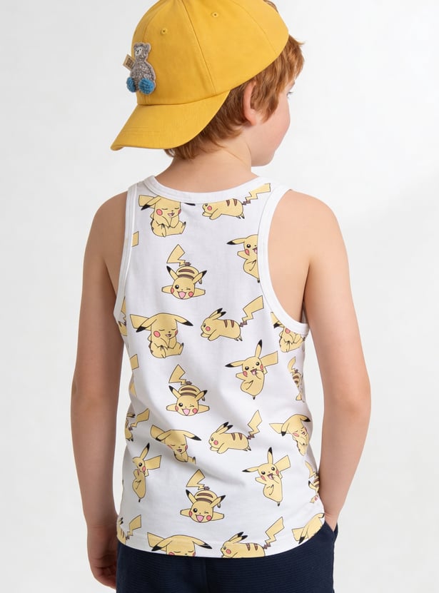 FAME FOREVER Boys Printed Vests - Pack of 2