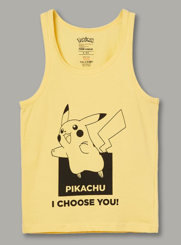 FAME FOREVER Boys Printed Vests - Pack of 2