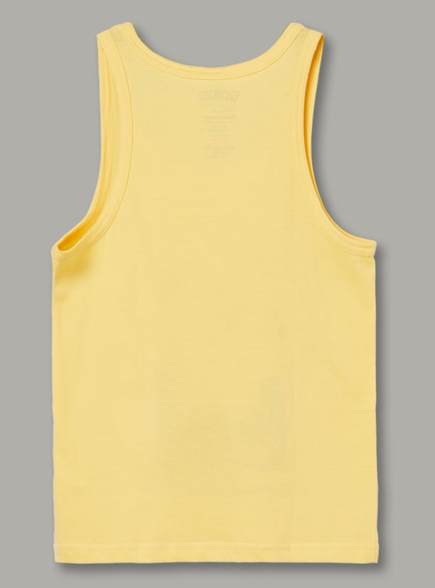 FAME FOREVER Boys Printed Vests - Pack of 2