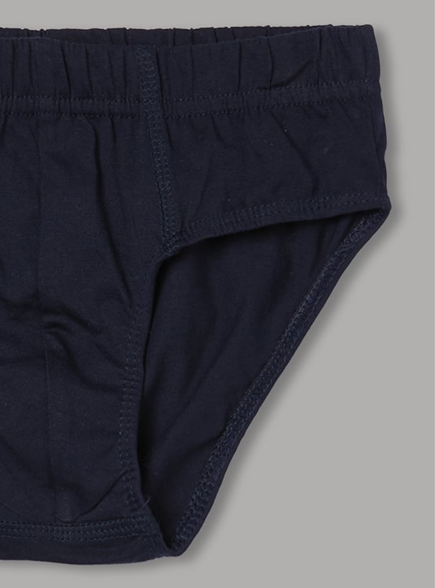 FAME FOREVER Boys Solid Briefs - Pack of 3