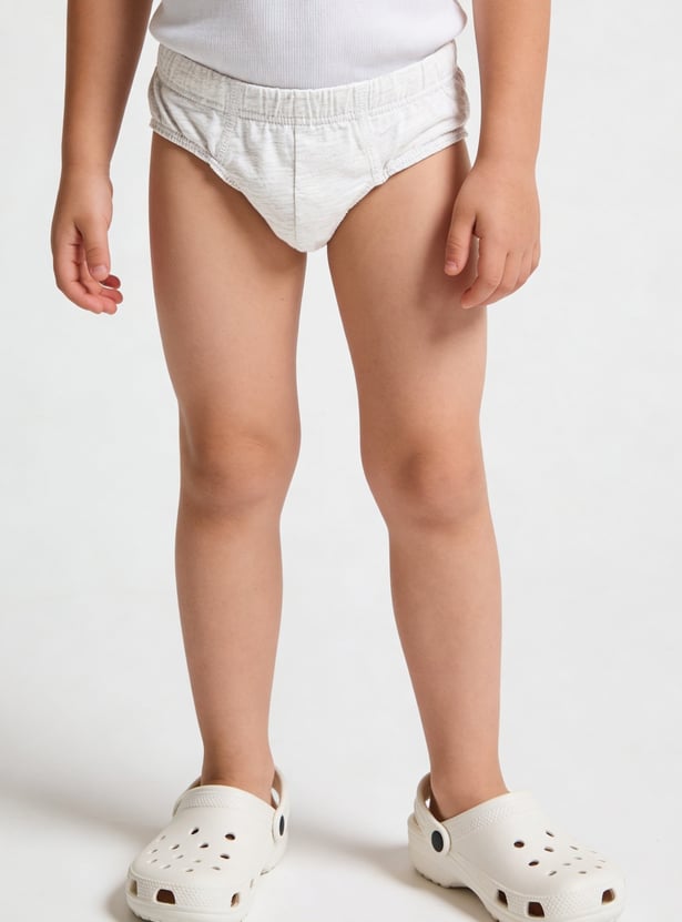 FAME FOREVER Boys Solid Briefs - Pack of 3
