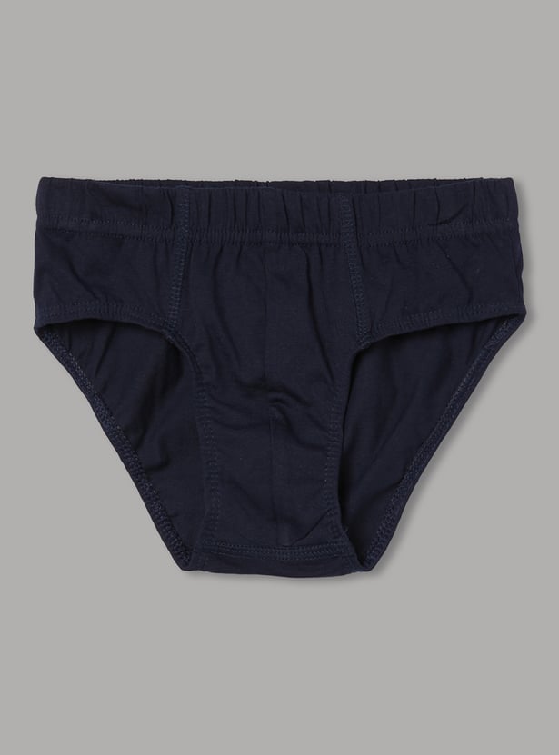 FAME FOREVER Boys Solid Briefs - Pack of 3
