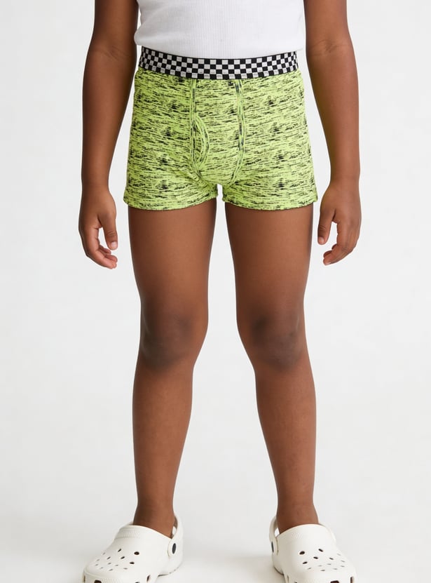 FAME FOREVER Boys Printed Trunks - Pack of 2