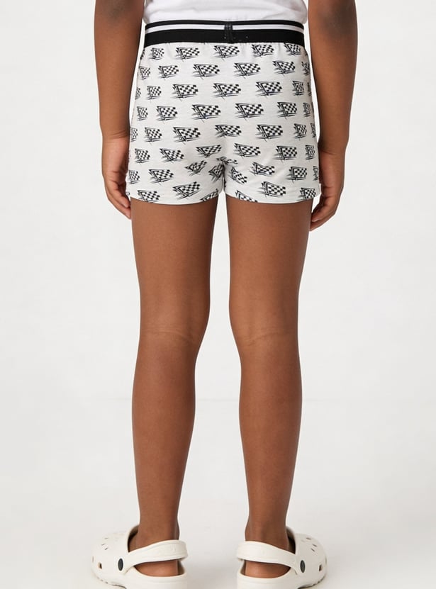 FAME FOREVER Boys Printed Trunks - Pack of 2