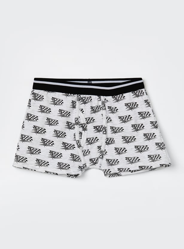 FAME FOREVER Boys Printed Trunks - Pack of 2