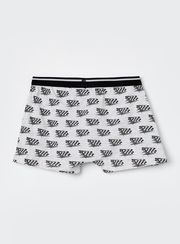 FAME FOREVER Boys Printed Trunks - Pack of 2
